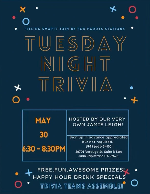 Tuesday Night Trivia