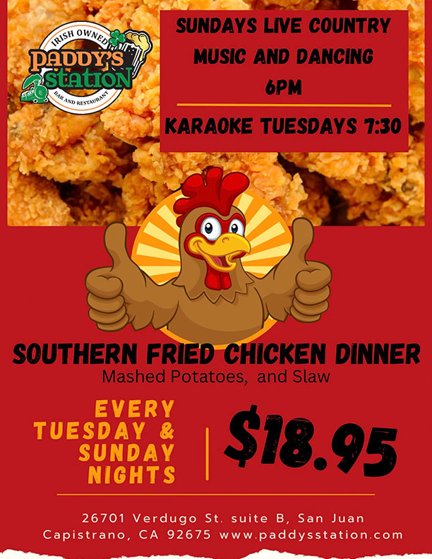 Southern Fried Chicken Dinner
